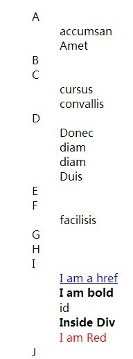 jQuery Alphabetize